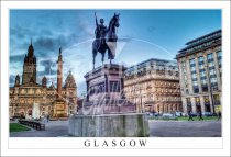 George Square - Glasgow Postcard