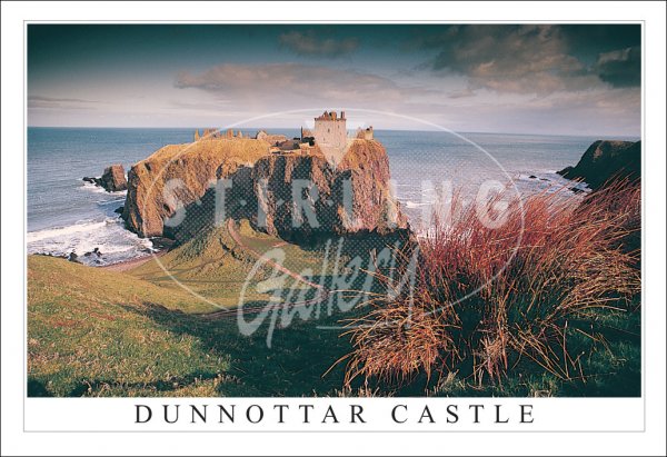 Dunnottar Castle, Evening Postcard