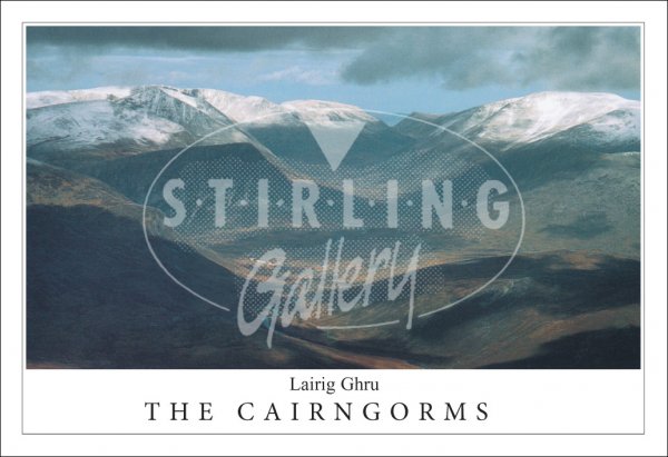 Lairig Ghru - Scotland, Snow capped Postcard