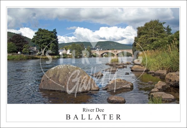 River Dee - Ballater Postcard