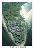 Fort George, Aerial view Postcard