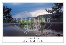 Loch an Eilean - Aviemore, The Castle Postcard