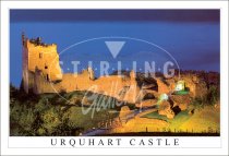 Urquhart Castle, Illuminated Postcard