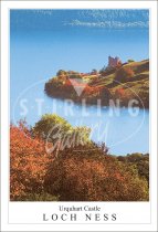 Urquhart Castle - Loch Ness, Autumn Postcard (V SG)