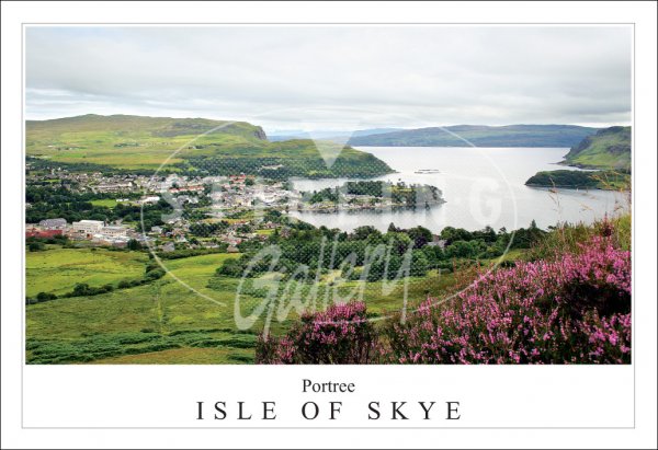 Portree - Isle of Skye, Panoramic Postcard
