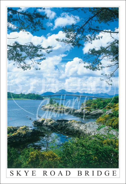 Skye Road Bridge, from Loch Alsh Postcard