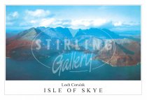 Black Cuillin, Loch Coruisk & Skavaig, Aerial - Isle of Skye Postcard