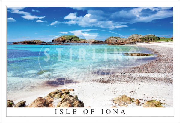 Bay at the back of the Ocean, Isle of Iona Postcard