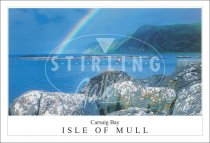 Rainbow Carsaig Bay - Isle of Mull Postcard