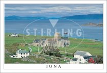 Iona - Over Iona Abbey to sound of Iona Postcard