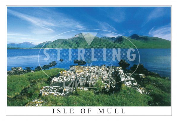 Loch Na Keil to Ben Fhada and Ben More, Isle of Mull Postcard