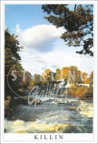 Killin, Falls of Dochart Postcard