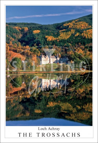Loch Achray - The Trossachs, Autumn Reflections Postcard (V SG)