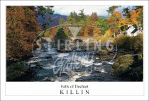 Falls of Dochart, Killin, Autumn Postcard