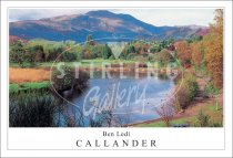 Ben Ledi - Callander, and River Teith Postcard