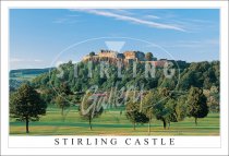 Stirling Castle, Evening Light from Golf Course Postcard