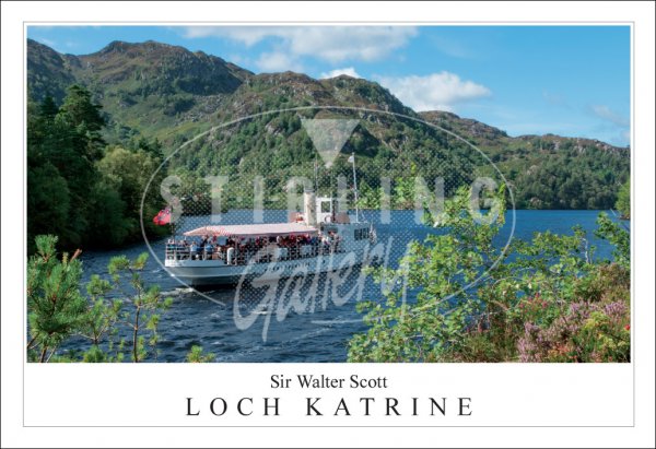 Sir Walter Scott - Loch Katrine Postcard