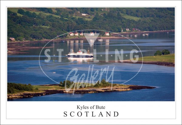 Kyles of Bute - Scotland, Colintraive Postcard