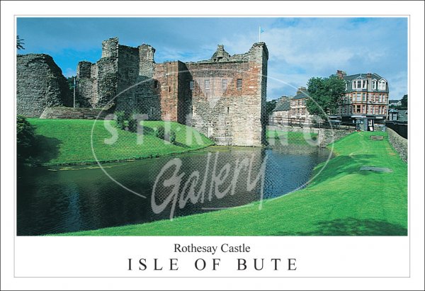 Rothesay Castle - Isle of Bute Postcard