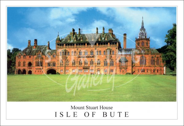 Mount Stuart House - Isle of Bute Postcard
