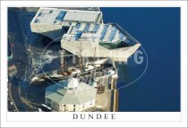 Dundee, RRS Discovery and V&A from Air Postcard