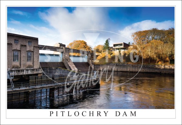 Pitlochry Dam Postcard