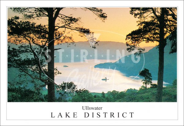 Dawn, Ullswater - Lake District Postcard