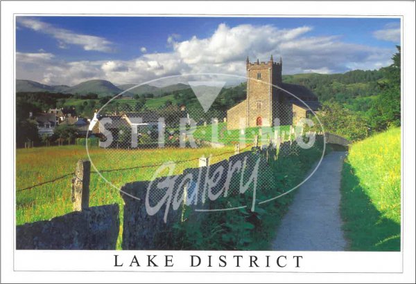 St Michael's, Hawkshead - Lake District Postcard