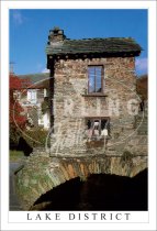 Bridge House, Ambleside - Lake District Postcard (V SG)