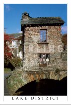 Bridge House, Ambleside - Lake District Postcard