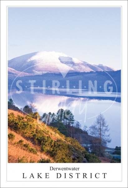 Derwentwater - Lake District, to Blencathra Postcard