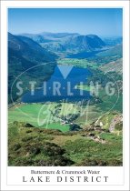 Buttermere & Crummock Water - Lake District Postcard