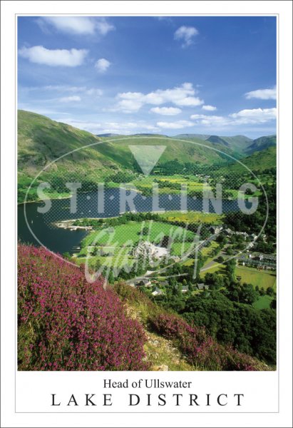 Head of Ullswater -Lake District Postcard