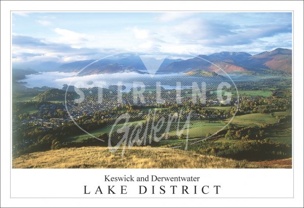 Keswick & Derwentwater - Lake District Postcard