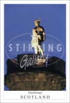 Glenfinnan - Scotland, Unknown Highlander Postcard