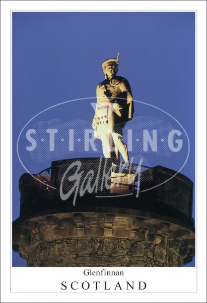 Glenfinnan - Scotland, Unknown Highlander Postcard