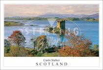 Castle Stalker -Scotland, Autumn Postcard