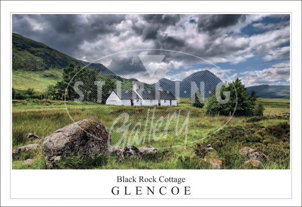 Black Rock Cottage - Glencoe Postcard (H SG)