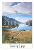 Glenfinnan Monument - Scotland Postcard