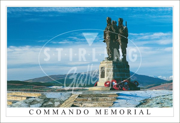 Commando Memorial Postcard