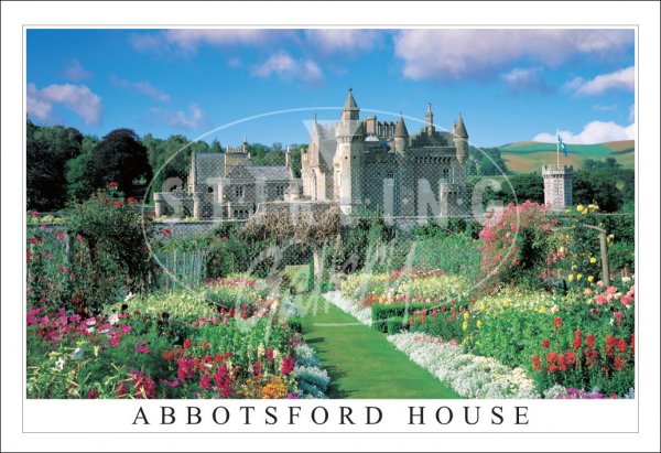 Abbotsford House and Garden Postcard