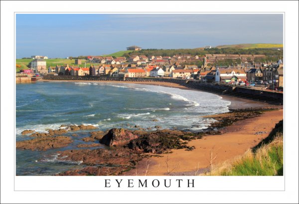 Eyemouth, Beach and Bay Postcard