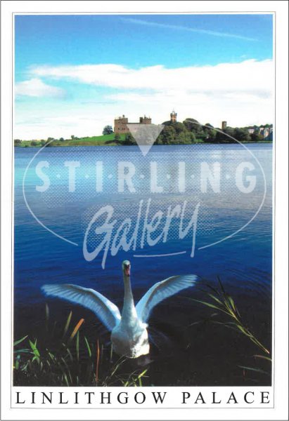 Linlithgow Palace, from West & Swan Postcard