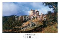 Neidpath Castle - Peebles Postcard