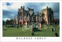 Melrose Abbey Postcard