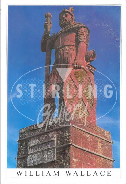 William Wallace Monument, Dryburgh Postcard