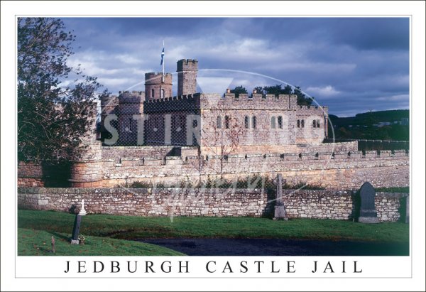 Jedburgh Castle Jail Postcard