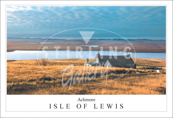 Croft Achmore, Isle of Lewis Postcard