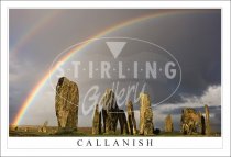 Callanish, Double Rainbow, Isle of Lewis Postcard