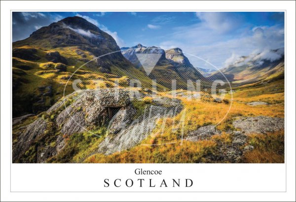 Glencoe - Scotland, Three Sisters Postcard